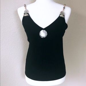 NWT BLACK SLEEVELESS TOP